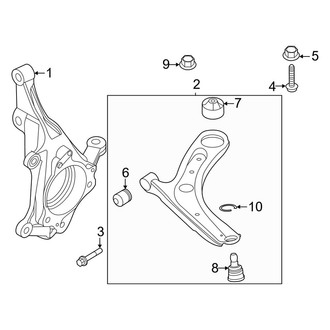 Kia OE - Front Suspension - Suspension Components (EX / GT-Line / GT-Line Turbo / LX / S / X-Line)