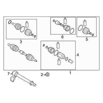 Kia OE - Front Suspension - Drive Axles (GT-Line Turbo)