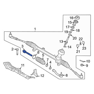 Kia OE - Right Outer Steering Tie Rod End