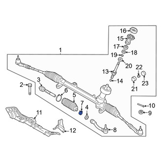 Kia OE - Outer Rack and Pinion Bellows Clamp