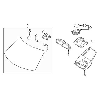 Kia OE - Windshield - Reveal Moldings