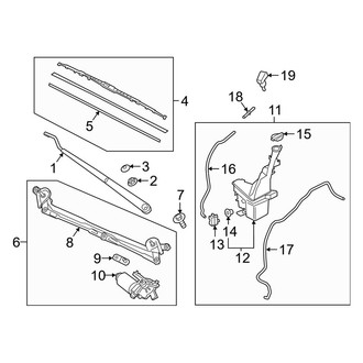Kia OE - Windshield - Wiper & Washer Components