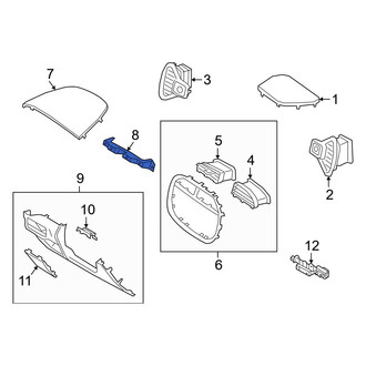Kia OE - Heads Up Display Assembly Bracket