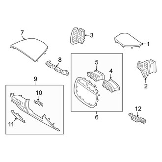 Kia OE - Instrument Panel Components (EX / GT-Line / LX / S)
