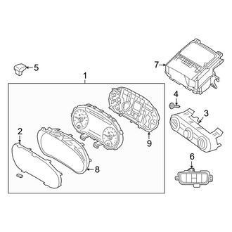 Kia OE - Instrument Panel - Cluster & Switches (EX / GT-Line / LX / S)