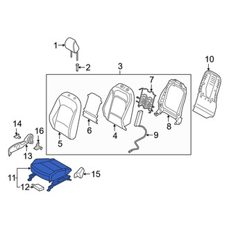Kia OE - Front Right Seat Cushion Foam