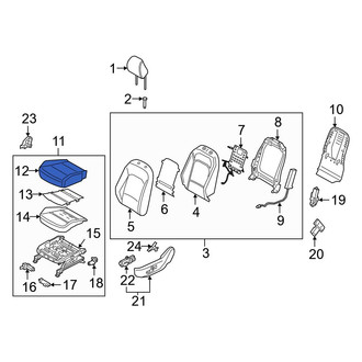 Kia OE - Front Left Seat Cover