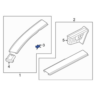 Kia OE - Roof Molding Clip