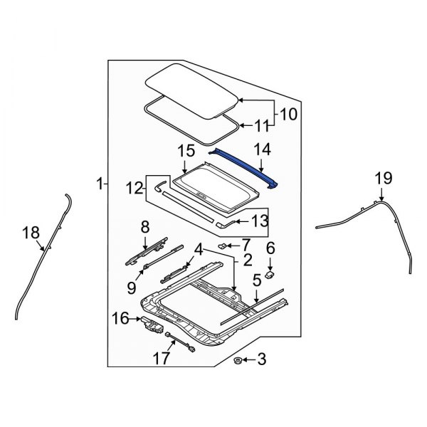 Sunroof Drip Rail