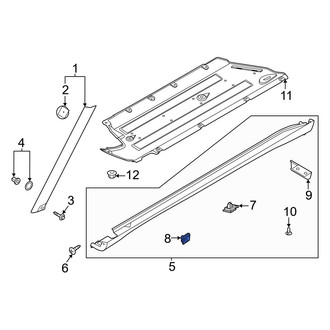 Kia OE - Rocker Panel Molding Clip