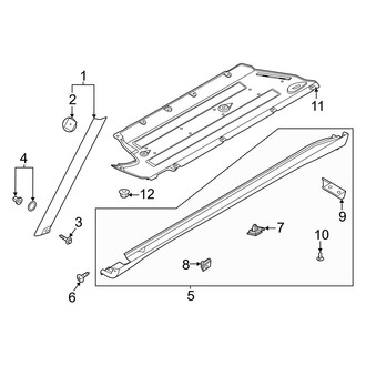 Kia OE - Pillars, Rocker & Floor - Exterior Trim