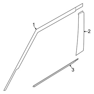 Kia OE - Front Door - Exterior Trim