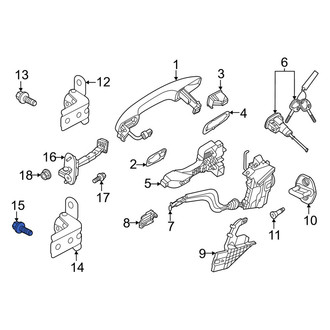 Kia OE - Upper Inner Door Hinge Bolt