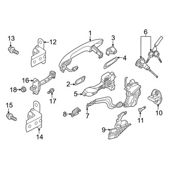 Kia OE - Front Door - Lock & Hardware