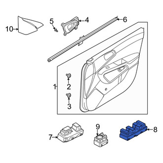 Kia OE - Front Left Door Window Lock-Out Switch