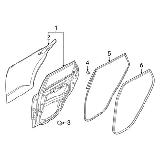 Kia OE - Rear Door - Door & Components