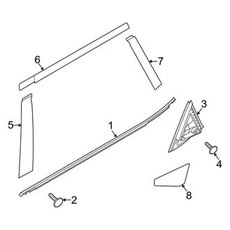 Kia OE - Rear Door - Exterior Trim