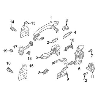 Kia OE - Rear Door - Lock & Hardware