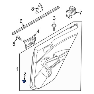 Kia OE - Door Interior Trim Panel Retainer
