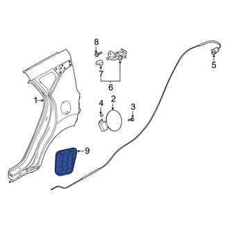 Kia OE - Rear Right Quarter Panel Vent