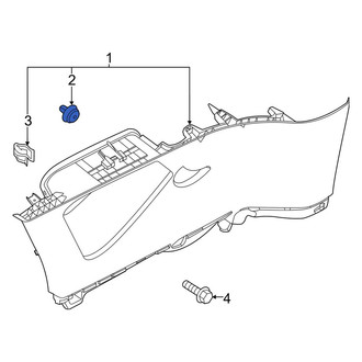 Kia OE - Upper Body A-Pillar Trim Panel Clip