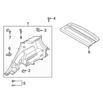 Kia OE - Quarter Panel - Interior Trim (Lower Components)