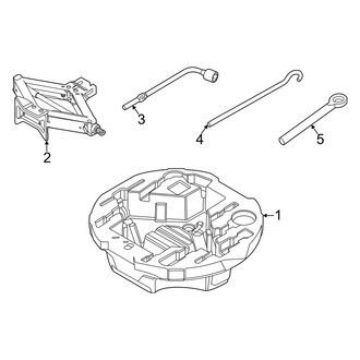 Kia OE - Rear Body & Floor - Jack & Components