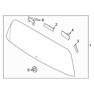 Kia OE - Lift Gate - Glass