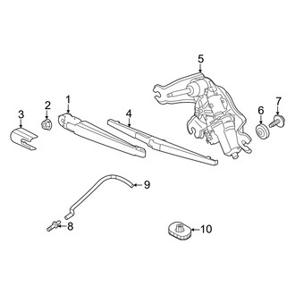 Kia OE - Lift Gate - Wiper & Washer Components