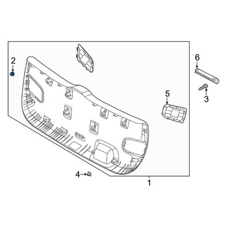 Kia OE - Liftgate Trim Panel Clip