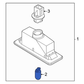 Kia OE - Rear License Plate Light Bulb