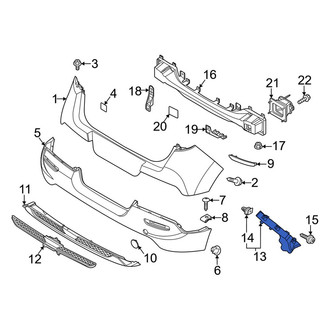 Kia OE - Rear Left Bumper Cover Bracket