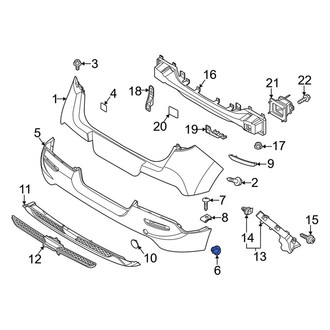 Kia OE - Bumper Cover Retainer