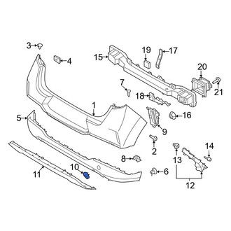 Kia OE - Rear Tow Eye Cap