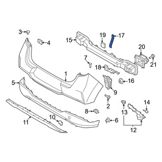 Kia OE - Upper Outer Bumper Impact Bar Bracket