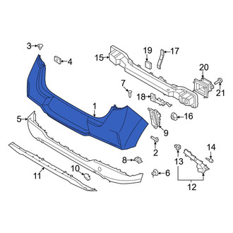 Kia OE - Rear Upper Bumper Cover