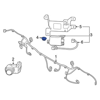 Kia OE - Blind Spot Detection System Warning Sensor Nut