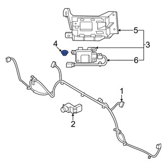 Kia OE - Blind Spot Detection System Warning Sensor Nut