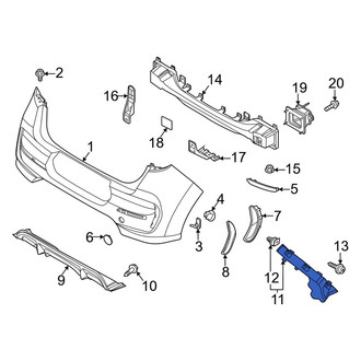 Kia OE - Rear Left Bumper Cover Bracket