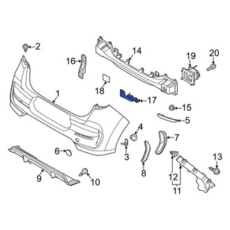 Kia OE - Lower Outer Bumper Impact Bar Bracket