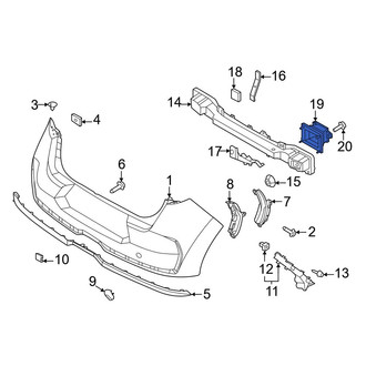 Kia OE - Right Inner Bumper Impact Bar Bracket