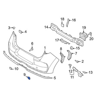 Kia OE - Rear Tow Eye Cap