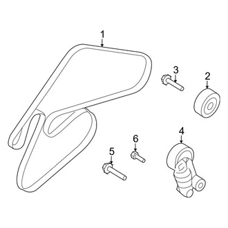 Kia OE - Cooling - Belts & Pulleys (EX / LX 3.8L)