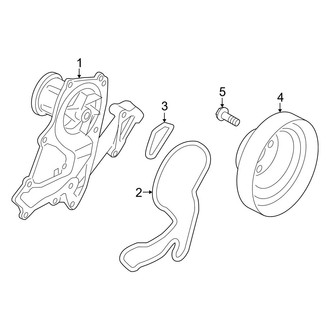 Kia OE - Cooling - Water Pump (EX / LX 3.8L)
