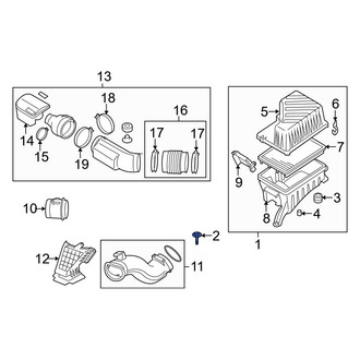 Kia OE - Air Filter Housing Bolt