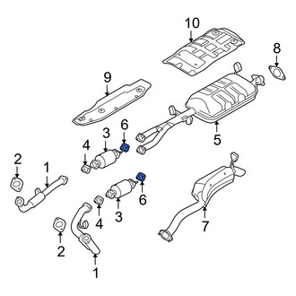 Kia OE - Exhaust Muffler Gasket