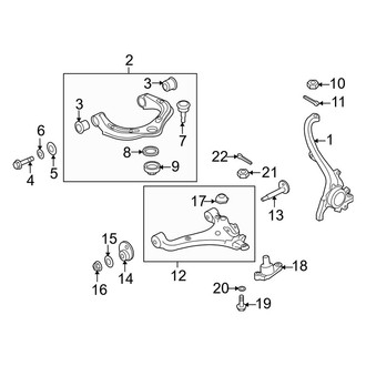 Kia OE - Front Suspension - Suspension Components (RWD)