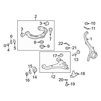 Kia OE - Front Suspension - Suspension Components (4WD)