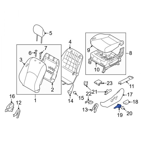 Seat Height Adjuster Handle