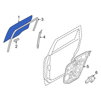 Kia OE - Rear Right Door Glass